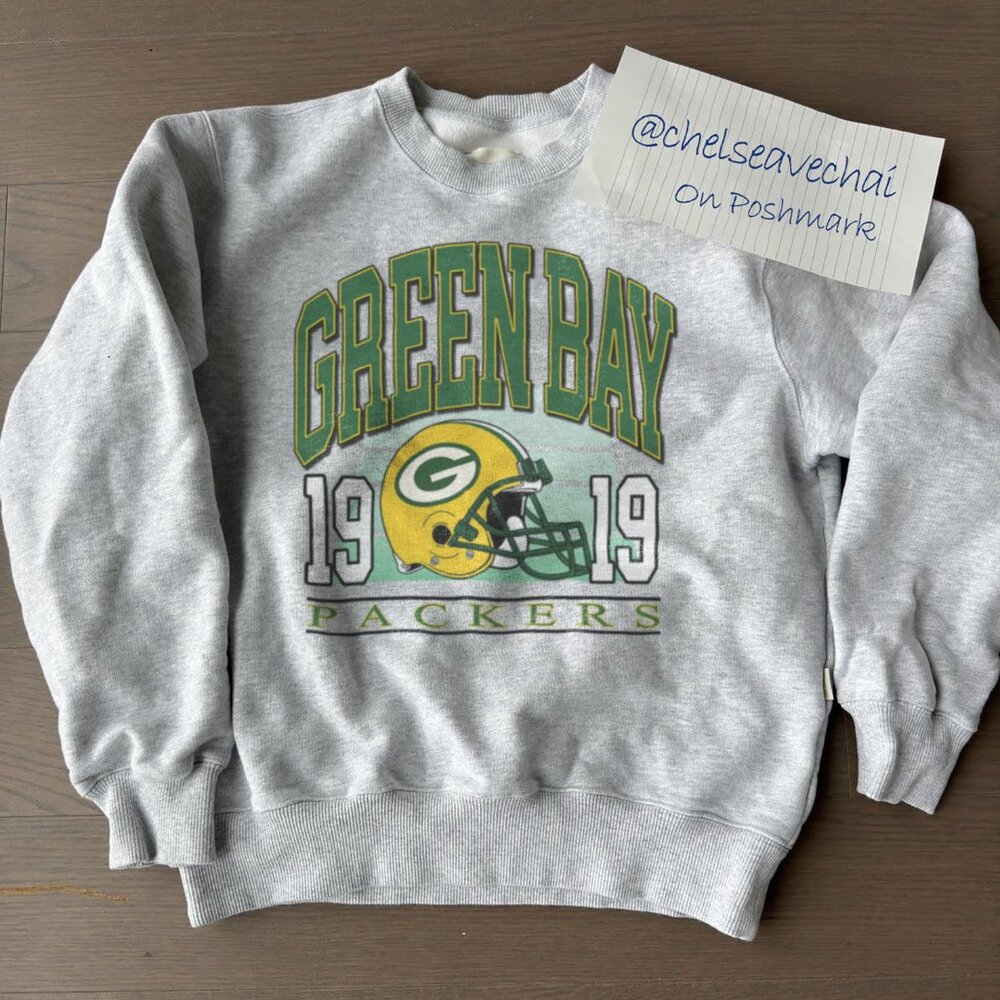 Vintage Green Bay Packers Football Crewneck Sweatshirt, NFL Green Bay Shirt Tee
